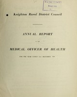 view [Report 1949] / Medical Officer of Health, Knighton R.D.C.