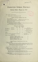 view [Report 1937] / Medical Officer of Health, Knighton U.D.C.