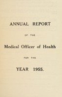 view [Report 1955] / Medical Officer of Health, Llanfillin / Llanfyllin Borough.