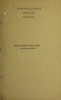 view [Report 1948] / Medical Officer of Health, Llangefni U.D.C.