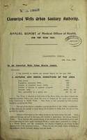 view [Report 1925] / Medical Officer of Health, Llanwrtyd Wells U.D.C.