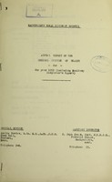 view [Report 1953] / Medical Officer of Health, Machynlleth R.D.C.