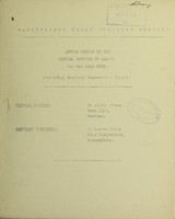 view [Report 1953] / Medical Officer of Health, Machynlleth U.D.C.