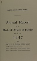 view [Report 1947] / Medical Officer of Health, Maesteg U.D.C.