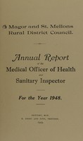 view [Report 1948] / Medical Officer of Health, Magor & St Mellons R.D.C.