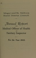 view [Report 1955] / Medical Officer of Health, Magor & St Mellons R.D.C.