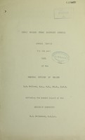 view [Report 1951] / Medical Officer of Health, Menai Bridge U.D.C.