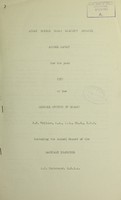 view [Report 1952] / Medical Officer of Health, Menai Bridge U.D.C.