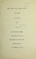 view [Report 1954] / Medical Officer of Health, Menai Bridge U.D.C.