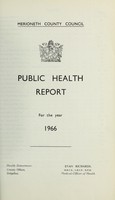 view [Report 1966] / Medical Officer of Health, Merioneth County Council.