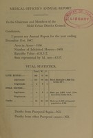 view [Report 1942] / Medical Officer of Health, Mold U.D.C.