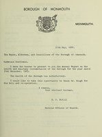 view [Report 1965] / Medical Officer of Health, Monmouth Borough.