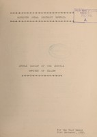 view [Report 1952] / Medical Officer of Health, Monmouth R.D.C.