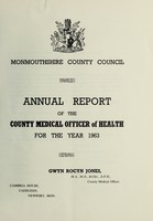 view [Report 1963] / Medical Officer of Health, Monmouthshire County Council.