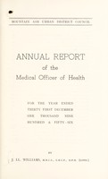 view [Report 1956] / Medical Officer of Health, Mountain Ash U.D.C.