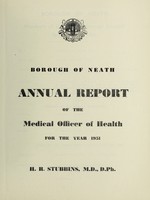 view [Report 1951] / Medical Officer of Health, Neath Borough.