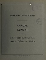 view [Report 1953] / Medical Officer of Health, Neath R.D.C.