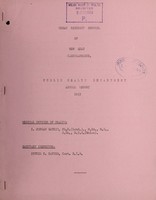 view [Report 1953] / Medical Officer of Health, New Quay (Cardiganshire) U.D.C.