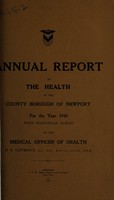 view [Report 1948] / Medical Officer of Health, Newport (Gwent) County Borough.