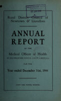 view [Report 1944] / Medical Officer of Health, Newtown & Llandidloes R.D.C.