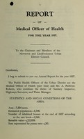 view [Report 1937] / Medical Officer of Health, Newtown & Llanllwchaiarn U.D.C.