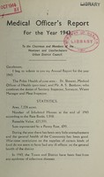 view [Report 1943] / Medical Officer of Health, Newtown & Llanllwchaiarn U.D.C.