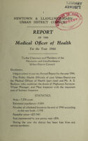 view [Report 1944] / Medical Officer of Health, Newtown & Llanllwchaiarn U.D.C.