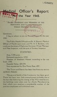 view [Report 1945] / Medical Officer of Health, Newtown & Llanllwchaiarn U.D.C.