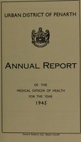 view [Report 1945] / Medical Officer of Health, Penarth U.D.C.
