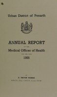 view [Report 1955] / Medical Officer of Health, Penarth U.D.C.