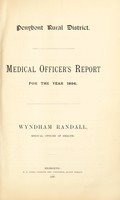 view [Report 1896] / Medical Officer of Health, Penybont R.D.C.