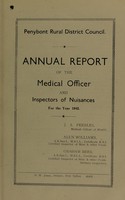 view [Report 1942] / Medical Officer of Health, Penybont R.D.C.