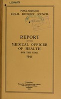 view [Report 1945] / Medical Officer of Health, Pontardawe R.D.C.