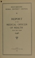 view [Report 1946] / Medical Officer of Health, Pontardawe R.D.C.
