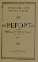 view [Report 1948] / Medical Officer of Health, Pontardawe R.D.C.