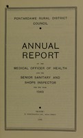 view [Report 1949] / Medical Officer of Health, Pontardawe R.D.C.