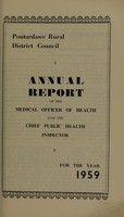 view [Report 1959] / Medical Officer of Health, Pontardawe R.D.C.