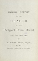 view [Report 1909] / Medical Officer of Health, Pontypool Local Board / U.D.C.