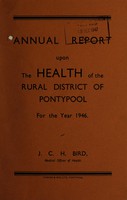 view [Report 1946] / Medical Officer of Health, Pontypool R.D.C.