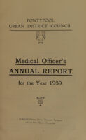 view [Report 1939] / Medical Officer of Health, Pontypool U.D.C.