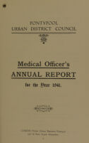 view [Report 1941] / Medical Officer of Health, Pontypool U.D.C.