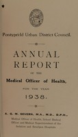 view [Report 1938] / Medical Officer of Health, Pontypridd U.D.C.