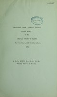 view [Report 1951] / Medical Officer of Health, Pontypridd U.D.C.