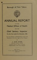 view [Report 1945] / Medical Officer of Health, Port Talbot Borough.