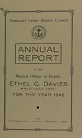 view [Report 1942] / Medical Officer of Health, Porthcawl U.D.C.