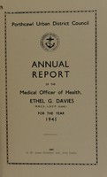 view [Report 1945] / Medical Officer of Health, Porthcawl U.D.C.