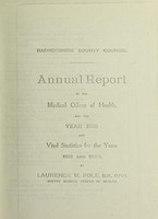 view [Report 1919] / Medical Officer of Health, Radnorshire County Council.