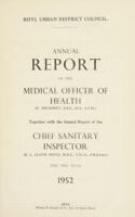 view [Report 1952] / Medical Officer of Health, Rhyl U.D.C.