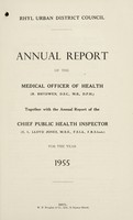 view [Report 1955] / Medical Officer of Health, Rhyl U.D.C.