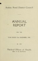 view [Report 1945] / Medical Officer of Health, Ruthin R.D.C.